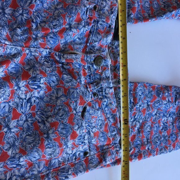 Liberty Toothpick Jean in Matilda Tulip Floral - Picture 8 of 9